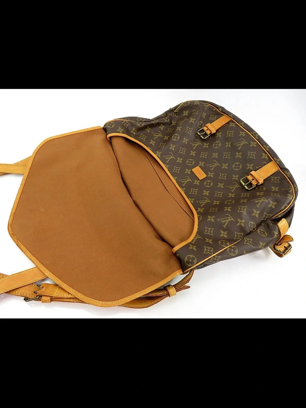 Louis Vuitton Brown Monogram Messenger Bag